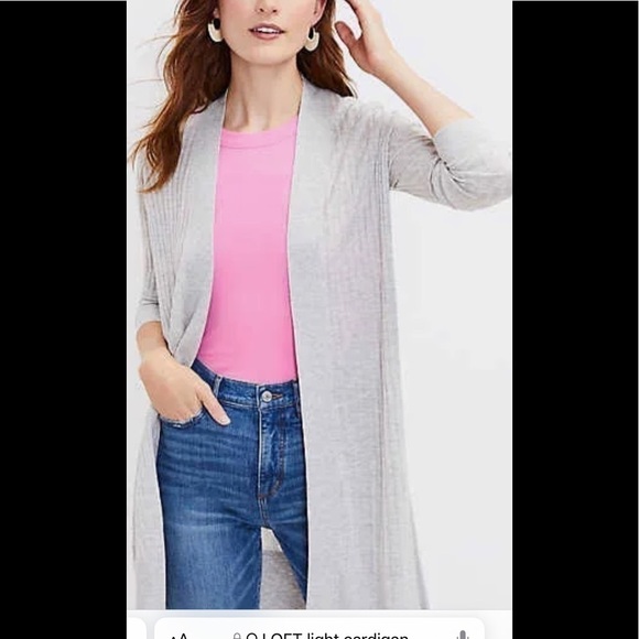 LOFT Sweaters - New - light weigh open cardigan